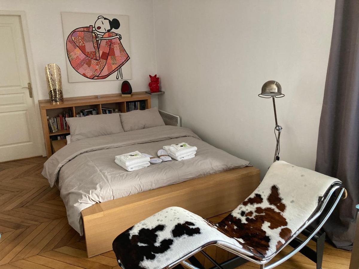 Charmant Studio Appartamento Parigi Esterno foto