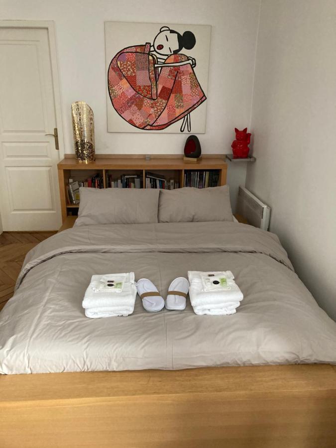 Charmant Studio Appartamento Parigi Esterno foto